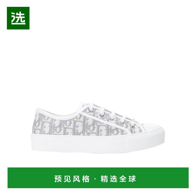 香港直邮Dior 徽标刺绣低帮休闲鞋女鞋 DIO9Z7H6g