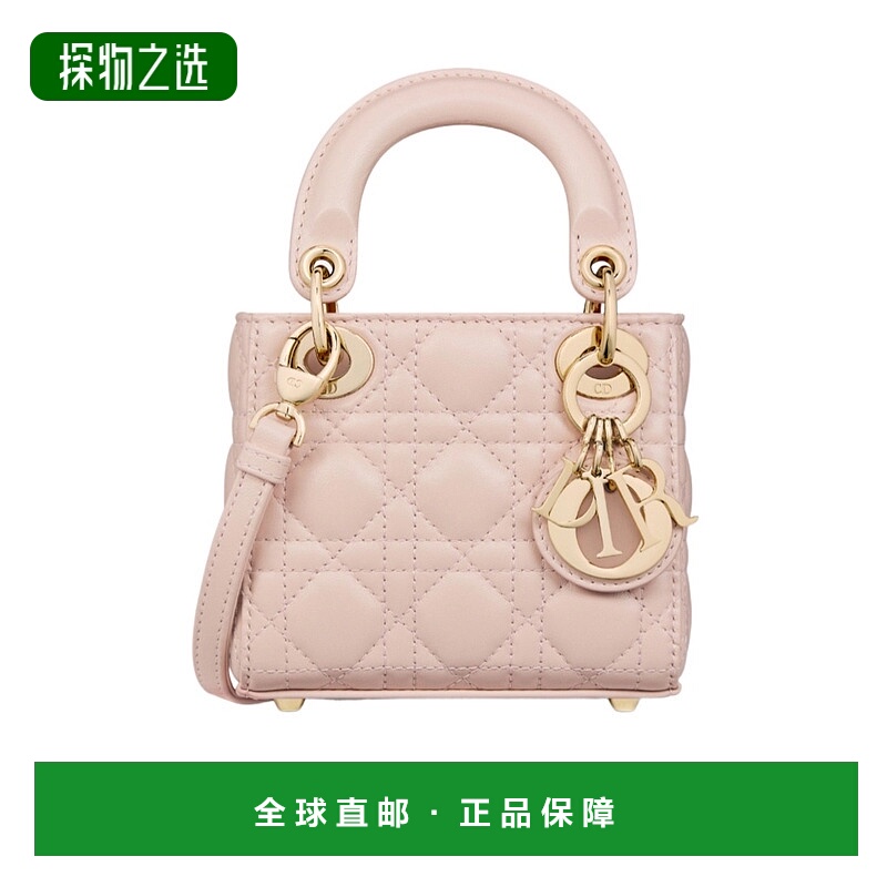 香港直邮Dior Lady Dior 微型单肩包 S0856ONGE斜挎包手提包