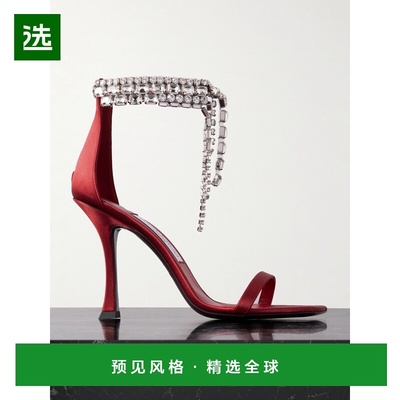 1h可退 香港直邮Jimmy Choo 周仰杰 女士 Verity 100 水晶装饰绸