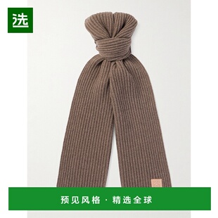 香港直邮LOEWE 罗意威 男士 图案羊绒围巾 FSA8SS1X01