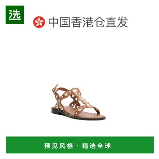 香港直邮ASH 女士凉鞋 POP03CUOIO SS2025 棕色 Sandalo Pelle Cu