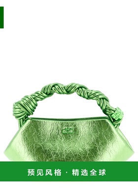 香港直邮GANNI 女士手提包 B2100030ZZZ SS2026 绿色 Bou 迷你手