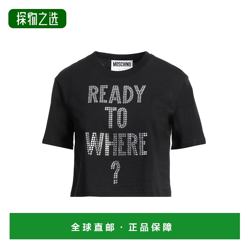 香港直邮Moschino 莫斯奇诺 女士 短款上衣 black黑色 舒适时尚