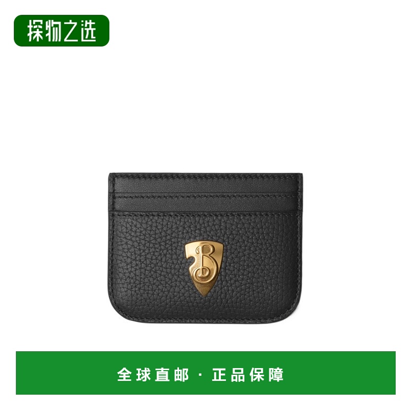 香港直邮Burberry B Shield 卡片夹 80985201羊皮牛皮博柏利