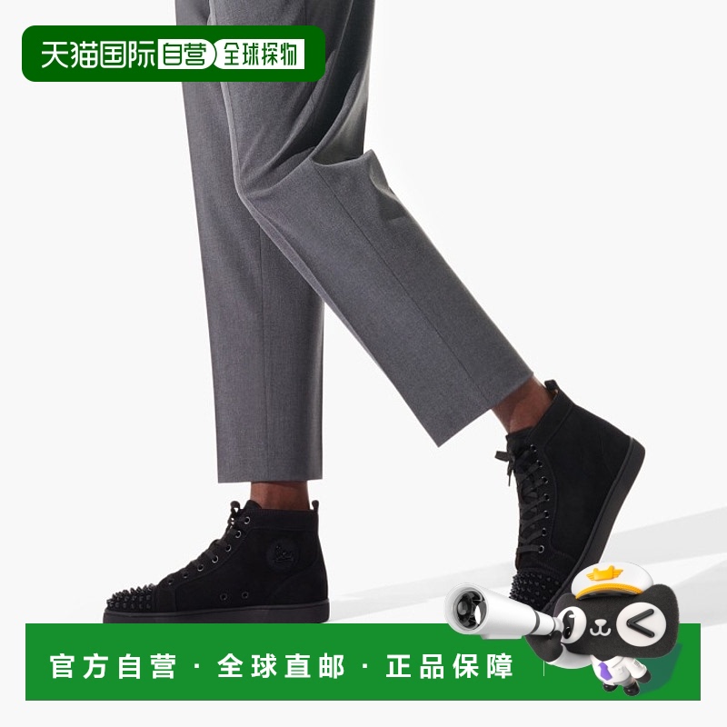欧洲直邮Christian Louboutin(鲁布托) 女士Lou Spikes皮带运动鞋