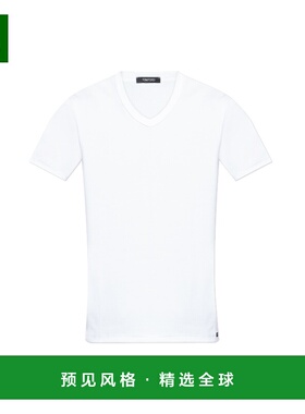 1h可退 香港直邮TOM FORD 男士T恤 T4M0910400100 CO 白色 V-neck