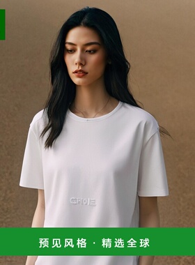 韩国直邮Thom Browne桑姆布郎尼T恤白色圆领MJS010A 01454 100