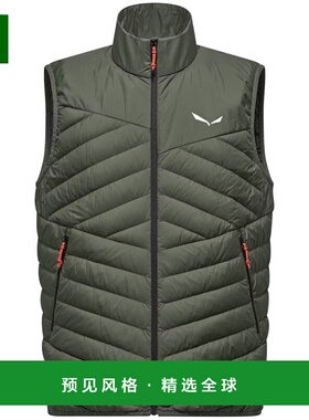 香港直邮SALEWA 男士户外软壳衣 291865A50 SS2026 军绿色 BRENTA