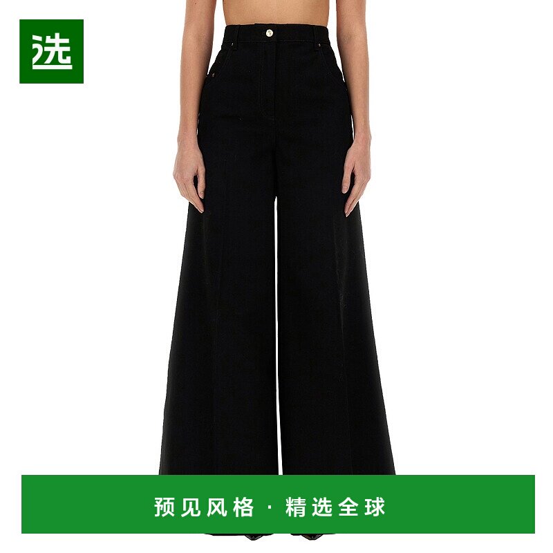 1h可退 香港直邮Nina Ricci 莲娜丽姿 女士 喇叭长裤 24ADPA023CO