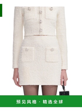 香港直邮SELF-PORTRAIT 女士连衣裙 AW25028SKC AW2025 白色