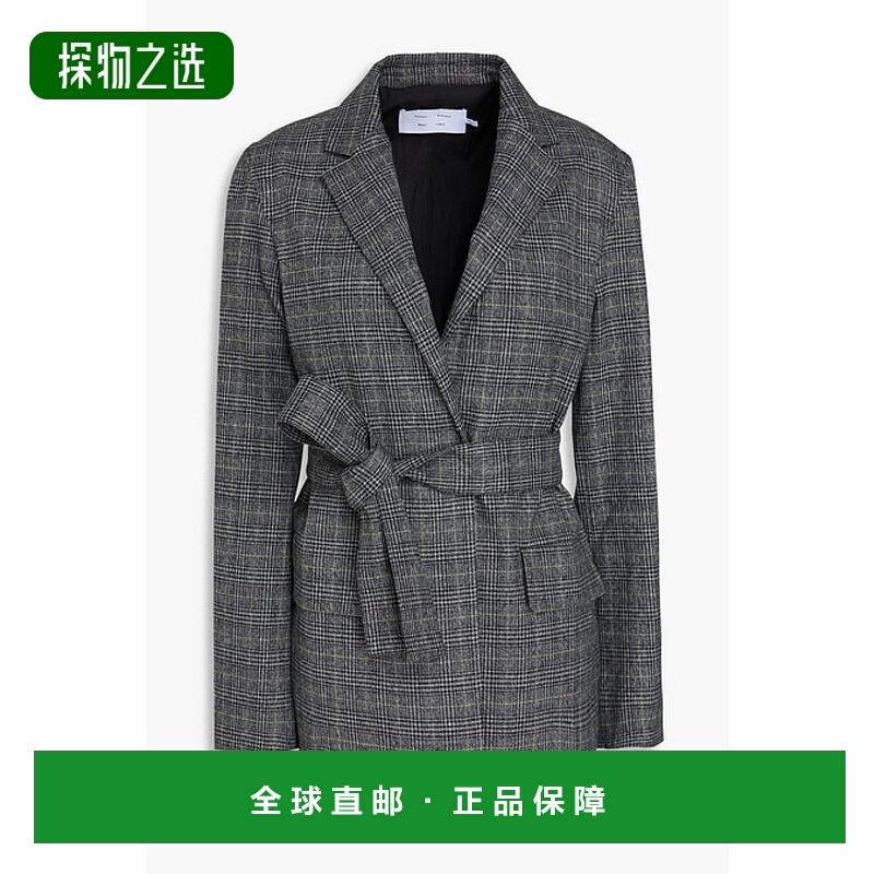 香港直邮Proenza Schouler 普罗恩萨·施罗 女士 格纹花呢西装外