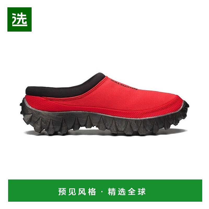 欧洲直邮Salomon萨洛蒙 SNOWCLOG系列男女通用鲜红色/黑色织