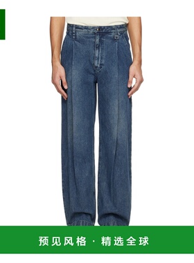香港直邮WOOYOUNGMI 男士牛仔裤 W253PT22988L AW2025 蓝色 五口