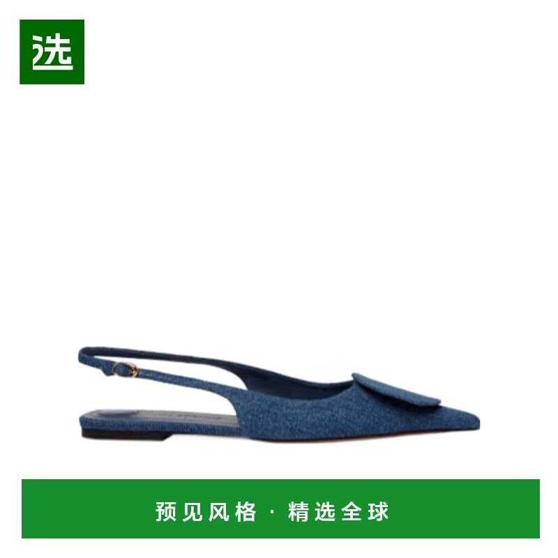 香港直邮Jacquemus 搭扣露跟低跟鞋 79I-IB2008