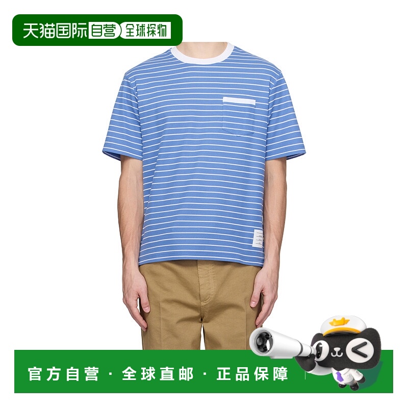 香港直邮Thom Browne 圆领短袖T恤 MJS291AJ0218
