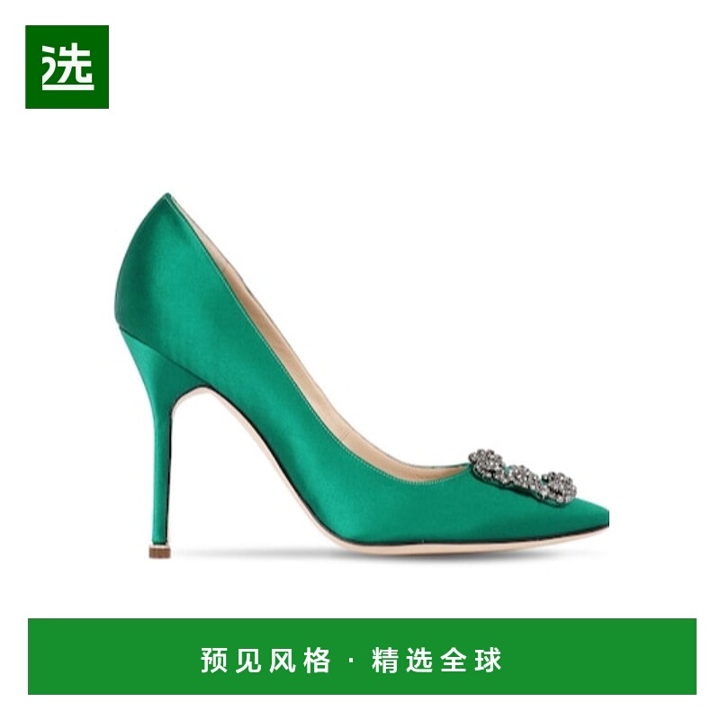 香港直邮Manolo Blahnik 徽标细跟高跟鞋 73I0C4008
