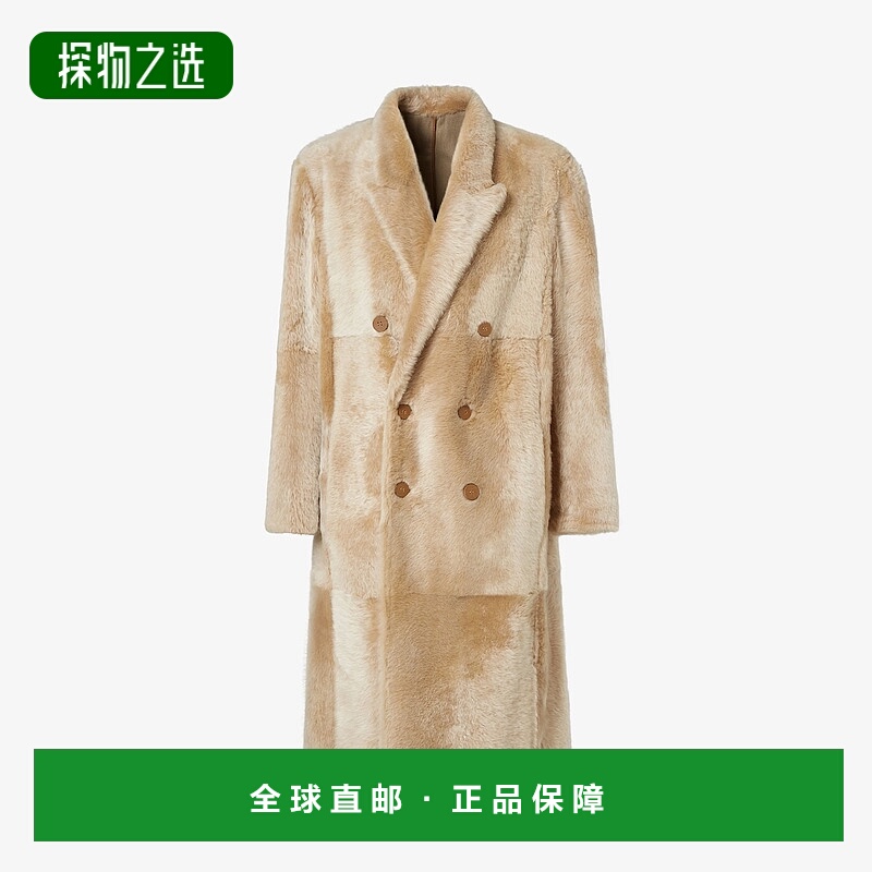 1h可退 欧洲直邮FENDI（2025）浅米色羊毛大衣