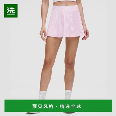 1h可退 欧洲直邮LULULEMON露露乐檬 高腰褶皱Varsity网球裙半身裙