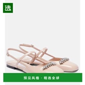 香港直邮Jimmy 女鞋 Choo 女士 1h可退 漆皮平底鞋 周仰杰 Belinda