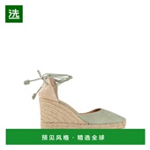 舒适时尚 1h可退 帆布面凉鞋 green绿色 香港直邮CastaÑer 女士