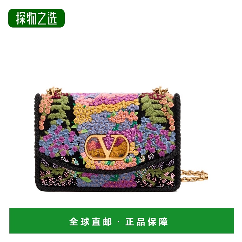 香港直邮Valentino Vain 刺绣单肩包 WB0R16TGX