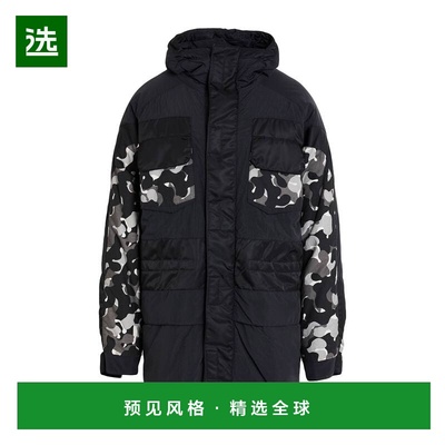 1h可退 香港直邮Iceberg 冰山 男士 Shell 夹克 black黑色 舒适时