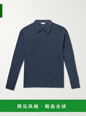 1h可退 香港直邮Sunspel 男士 棉质Polo衫 MPOL1077BUAA blue蓝色