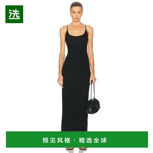 1h可退 香港直邮enza costa 女士 Lettuce 真丝罗纹边连衣裙 SRS5