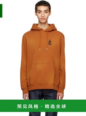 1h可退 香港直邮Études 男士 橙色 Klein Patch Spray 连帽衫 H22