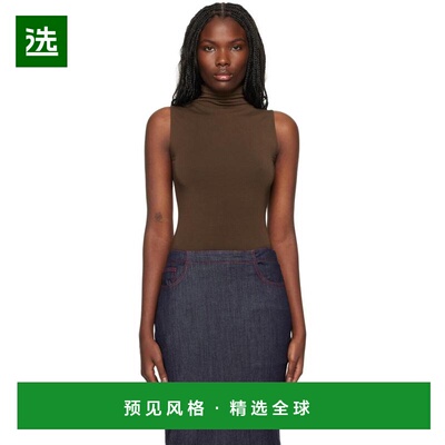 1h可退 【美国直邮】Wolford 黑色粘胶纤维紧身衣 女士内裤 24201