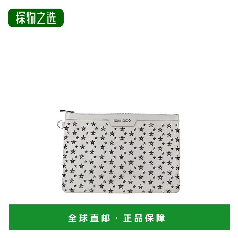 欧洲直邮【特惠4.4折】JIMMY CHOO 25秋冬  pochettejimmyblanc-e