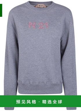 香港直邮N21 女士卫衣 E03140408958 SS2026 灰色