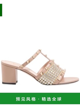 香港直邮Valentino 圆头高跟凉鞋 WS0LT4LHU华伦天奴