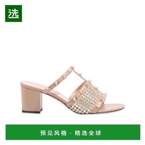 香港直邮Valentino 圆头高跟凉鞋 WS0LT4LHU华伦天奴