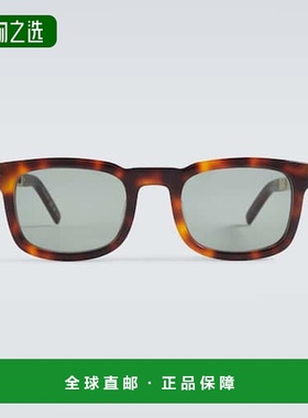 1h可退 香港直邮Saint Laurent 圣罗兰 男士 方框太阳眼镜 001124