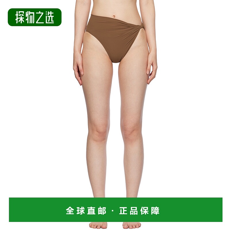 香港直邮Rick Owens 扭纹不对称下装比基尼 RP01D2081NS