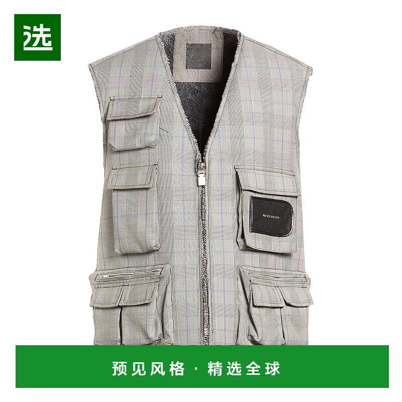 1h可退 香港直邮Givenchy 纪梵希 男士 背心 grey灰色 舒适时尚