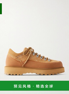 1h可退 香港直邮Diemme 男士 Cornaro Gomma 橡胶边绒面革靴子 DI