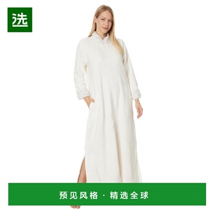 1h可退 【美国直邮】N by Natori 毛绒 Lynx 拉链长袍 女士睡裙