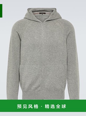 香港直邮Loro Piana 诺悠翩雅 男士 Merano 羊绒连帽衫