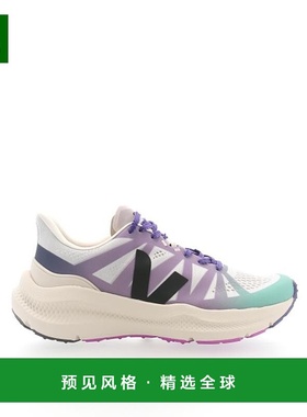 欧洲直邮VEJA CONDOR3系列女士黑灰色聚酯品牌logo厚底跑步运动鞋