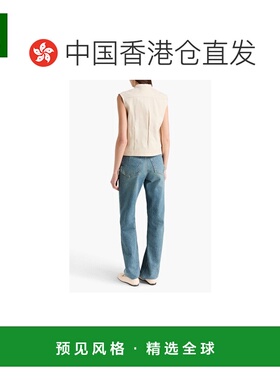 1h可退 香港直邮LOULOU STUDIO 女士 Lino 棉混纺上衣 LINOIVORY