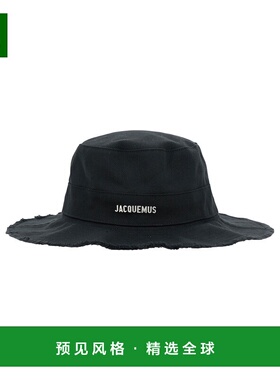1h可退 香港直邮Jacquemus 男士 'Le Bob Artichaut' 黑色金属徽