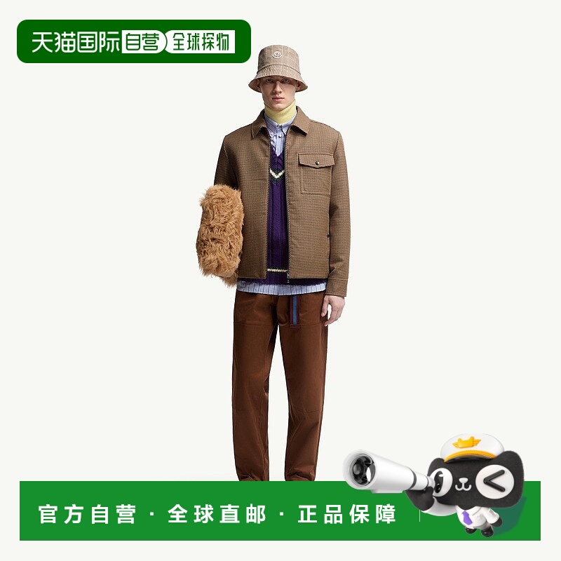 自营欧洲直邮Moncler/盟可睐 Escaut 羊毛羽绒服衬衫外套男装夹克