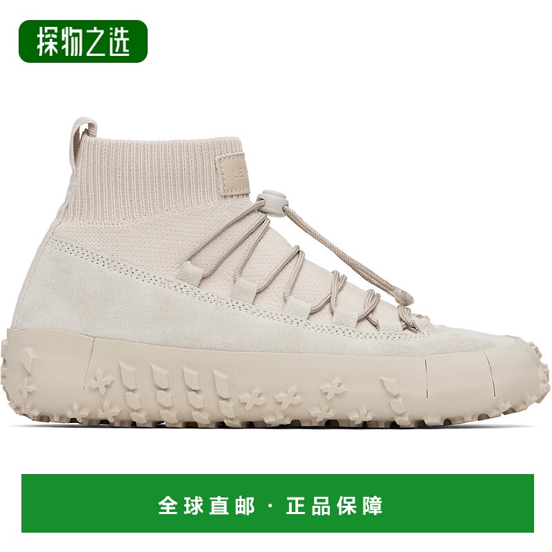 1h可退 香港直邮Lemaire 男士 灰色 Vibram Wrap On 高帮运动鞋 F
