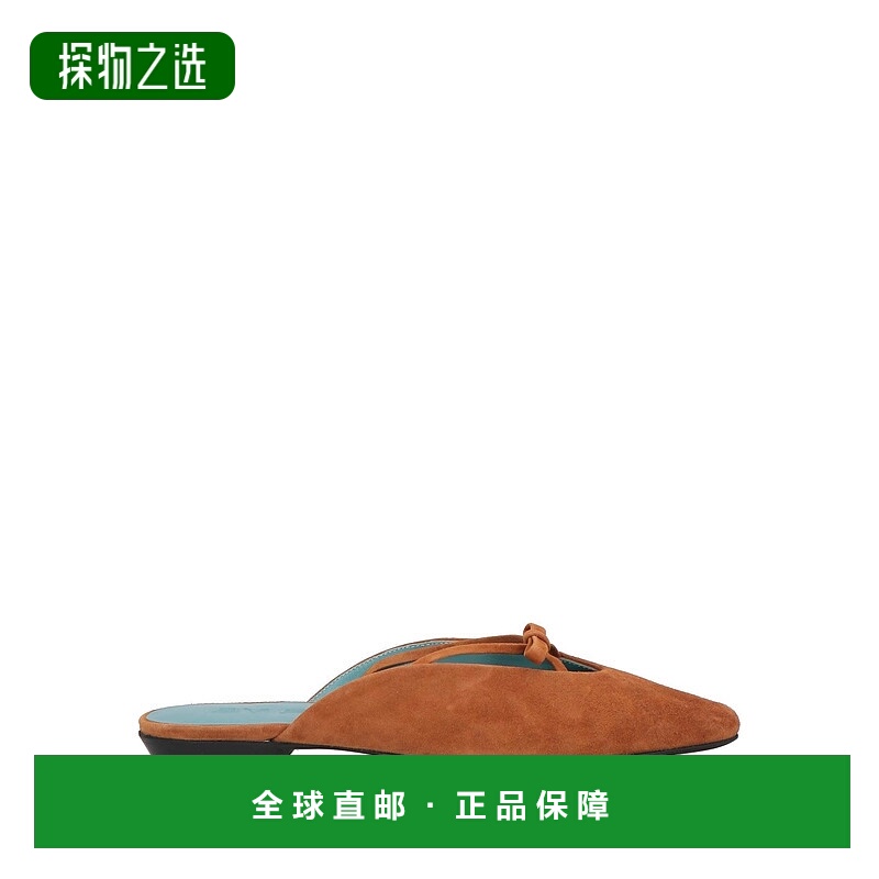 1h可退 香港直邮BY FAR 女士 Mules 木屐 brown棕色 舒适时尚