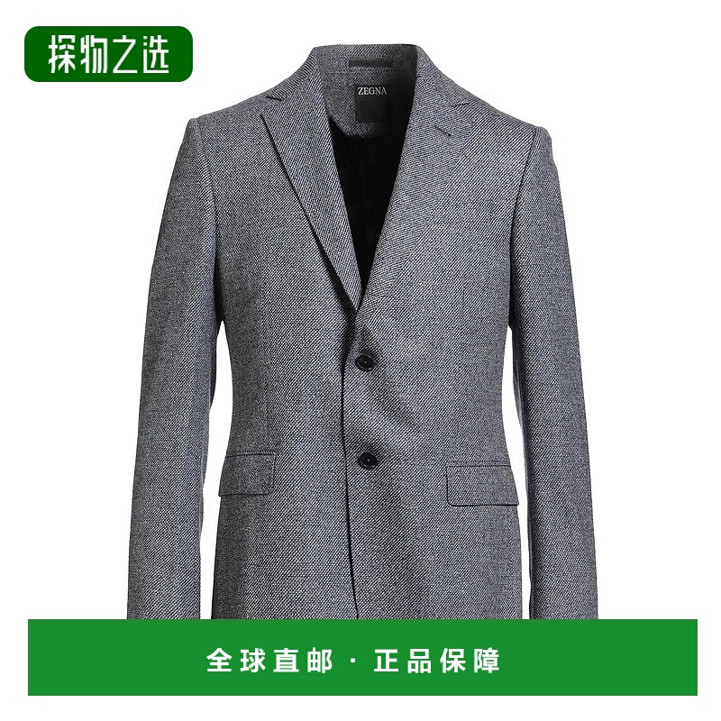 香港直邮zegna 杰尼亚 男士 西装外套 blue蓝色 舒适时尚