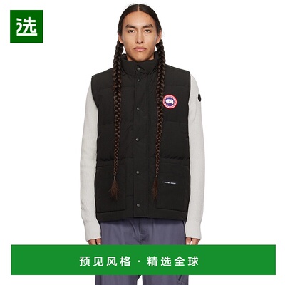 香港直邮Canada Goose 加拿大鹅 男士 黑色 Freestyle 羽绒马甲 4
