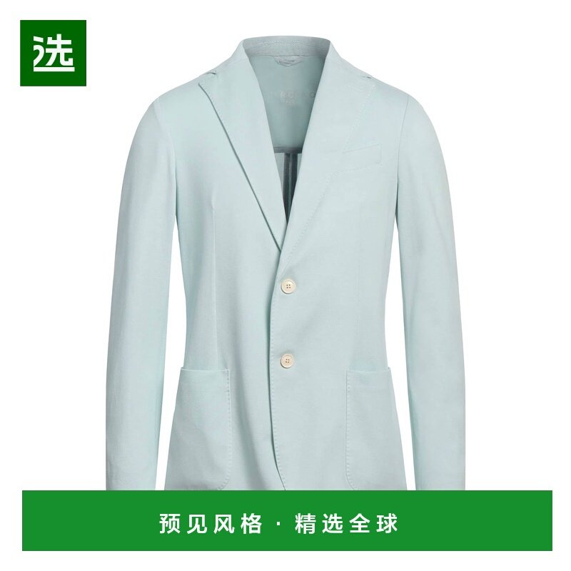 1h可退 香港直邮Circolo 1901 男士 西装外套 blue蓝色 舒适时尚,男装,商务正装西服,淘宝优惠券,粉丝福利购,淘宝优惠卷