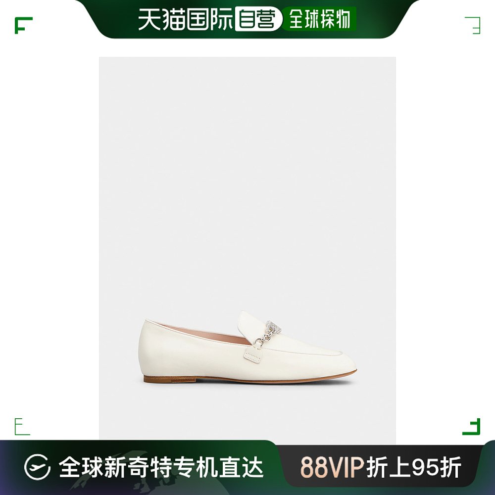 欧洲直邮rogervivier（罗杰·维维亚）女士纳帕皮革鞋面，罗缎细 女鞋 浅口单鞋 原图主图